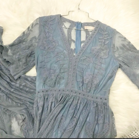 Altar'd State Dresses Altardstate Lace Overlay Maxi